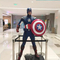Reçine Şekil Marvel Heykeli Açık Kaptan Amerika Heykeli