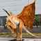 Mekanik Naga Animatronik Dinosaurus Taman Hiburan Tahan Air