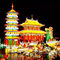50cm-30m Çin Festivali Feneri, İpek Dış Mekan Fenerlerini Göster