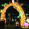 Lanterna de festival chinesa de 50 cm-30 m, mostra lanternas de seda ao ar livre
