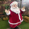 Wewnętrzny animowany ojciec bożego narodzenia rozmiar naturalnej dekoracji Święty Mikołaj Model