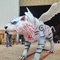 ต้านทานแสงแดด สัตว์ Animatronic ที่สมจริง สัตว์ในตำนานจีน เสือขาว