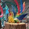 El tiempo impermeabiliza los animales Animatronic realistas Phoenix animal mítica china