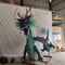 生きた健全で現実的なAnimatronic動物の中国の神話上創造物の緑ドラゴン