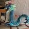 Dragon vert chinois de créatures mythiques d'animaux Animatronic réalistes sains vivants