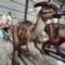 4M Uzun Gerçekçi Animatronic Kükreyen Parasaurolophus, Ağzı Açık ve Göz Kırpıyor