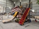 O dinossauro da fibra de vidro desliza o equipamento de T Rex Slider With Stair Playground
