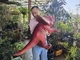 Red Baby personnalisation Dino poupée de main pour le parc d'attractions