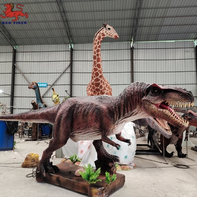 Jurassic Park Realistic Dinosaurs Theme Park Tyrannosaurus Model For Exhibition